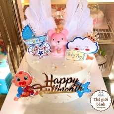 Bánh kem đầy tháng mẫu 2