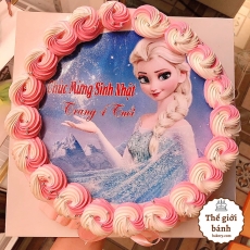 BÁNH KEM SINH NHẬT IN HÌNH ĐẶC BIỆT ELSA