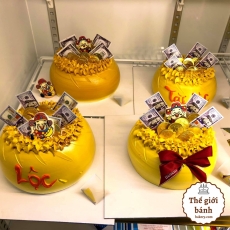 BÁNH KEM ĐỘC LẠ HÌNH HŨ VÀNG