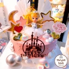 BÁNH KEM SINH NHẬT BÚP BÊ CHIBI MẪU 2