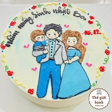 BÁNH KEM SINH NHẬT DÀNH CHO CHỒNG YÊU - MẪU 7