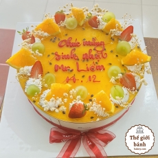 BÁNH KEM TRÁI CÂY - MẪU 8