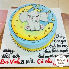 BÁNH KEM THÔI NÔI - MẪU 4