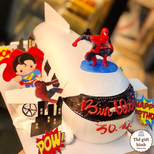 BÁNH KEM SINH NHẬT NHÂN VẬT HOẠT HÌNH SPIDERMAN