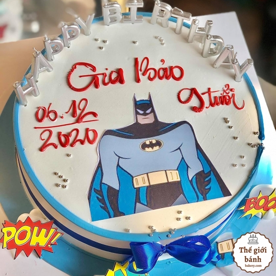 Bánh kem sinh nhật Batman Mẫu 1
